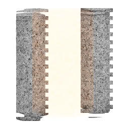 Abrasive Square Tip Plug: Type 18, Very Coarse, 3/8-24 Arbor Hole